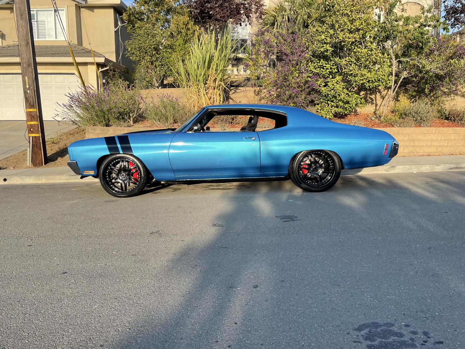 The Chevelle — driver-side profile